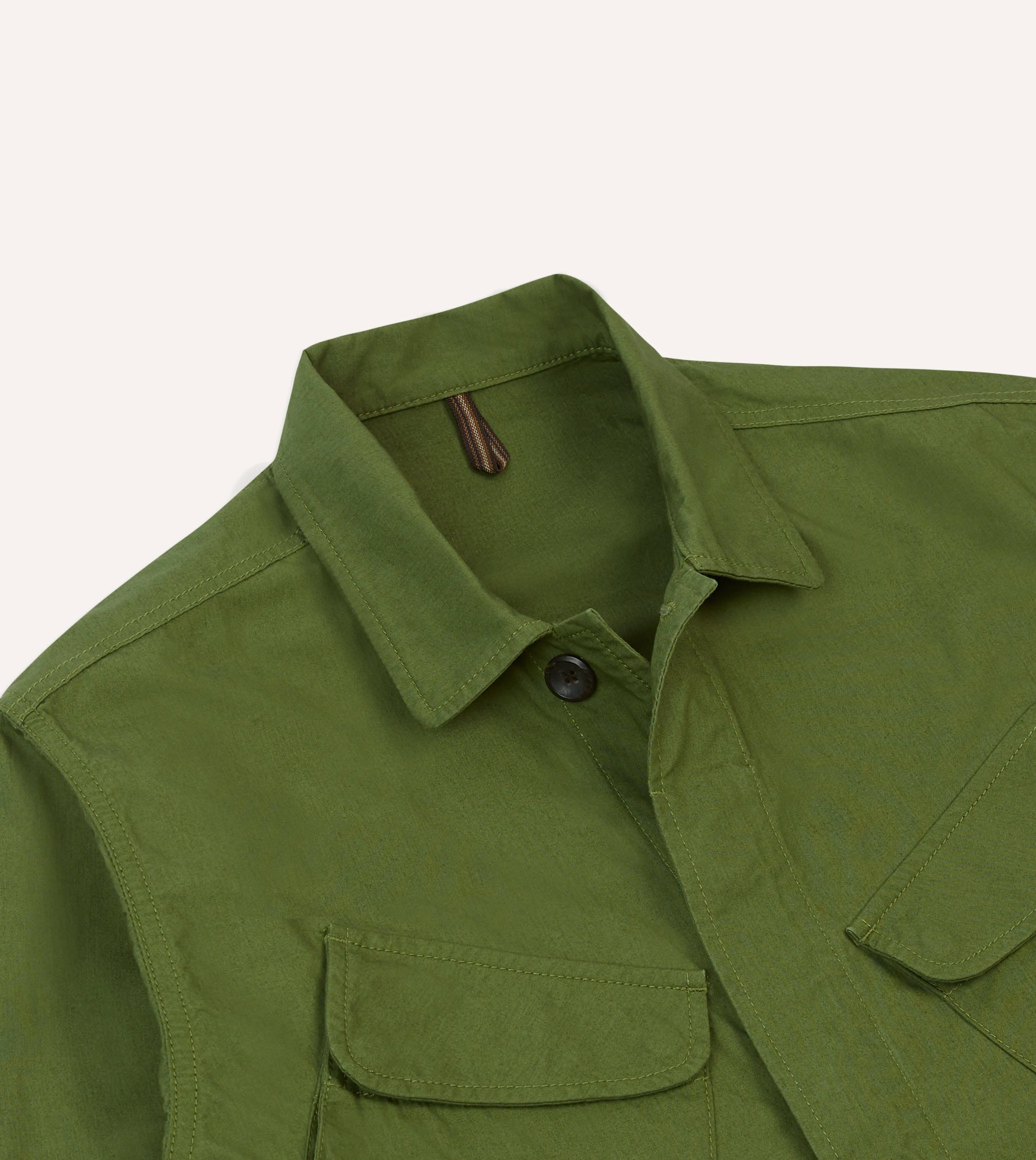 Olive Cotton Jungle Jacket