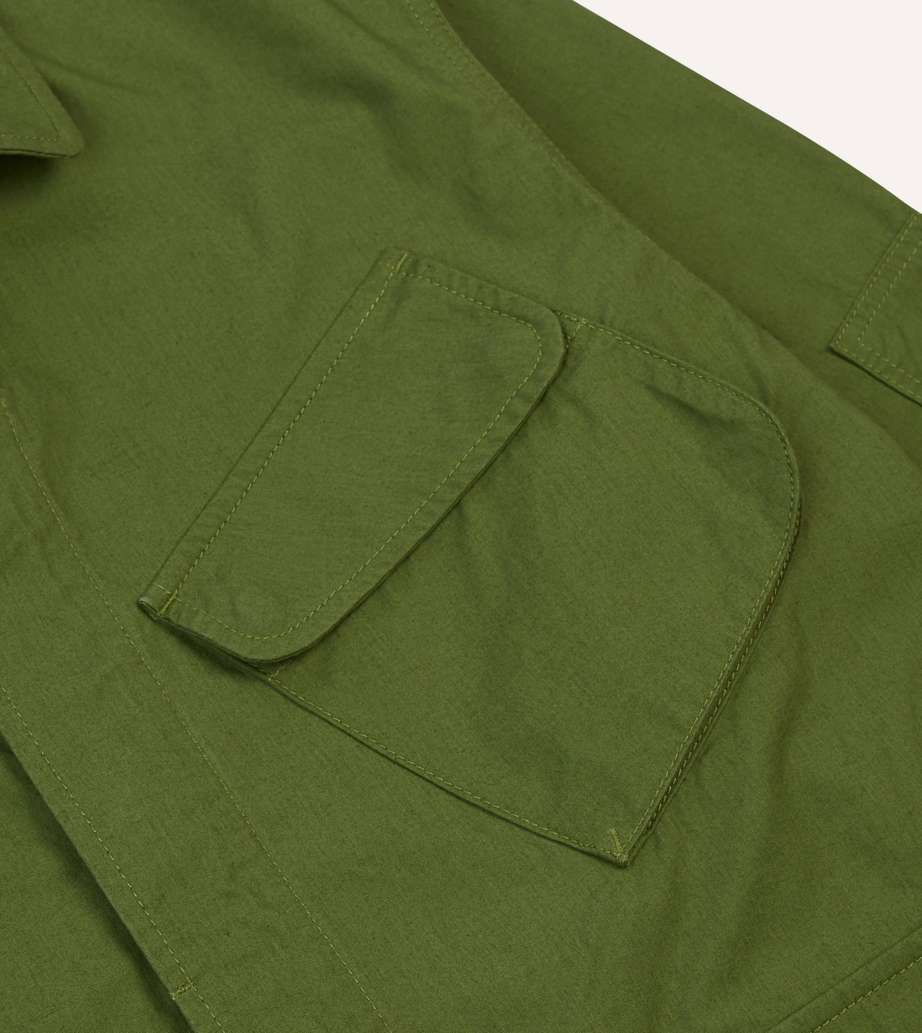 Olive Cotton Jungle Jacket