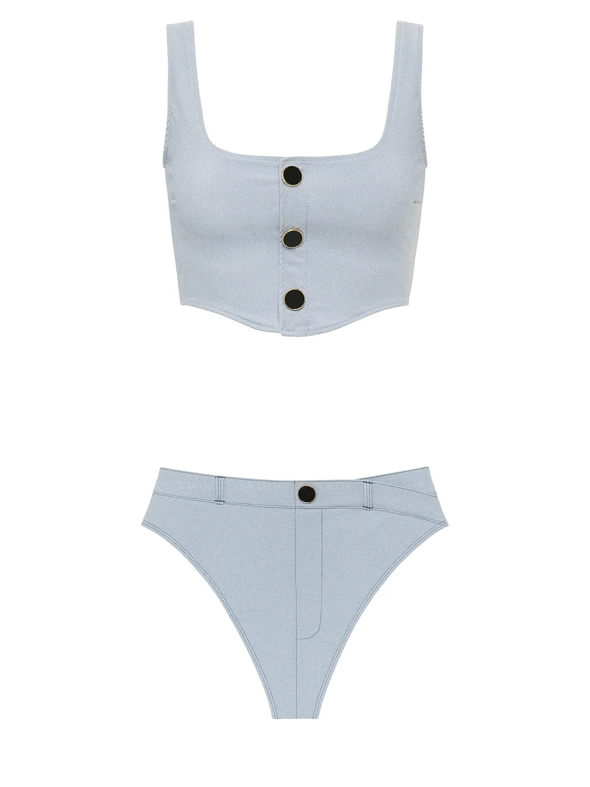 Olivia Corset-Shortie Bikini ::RET