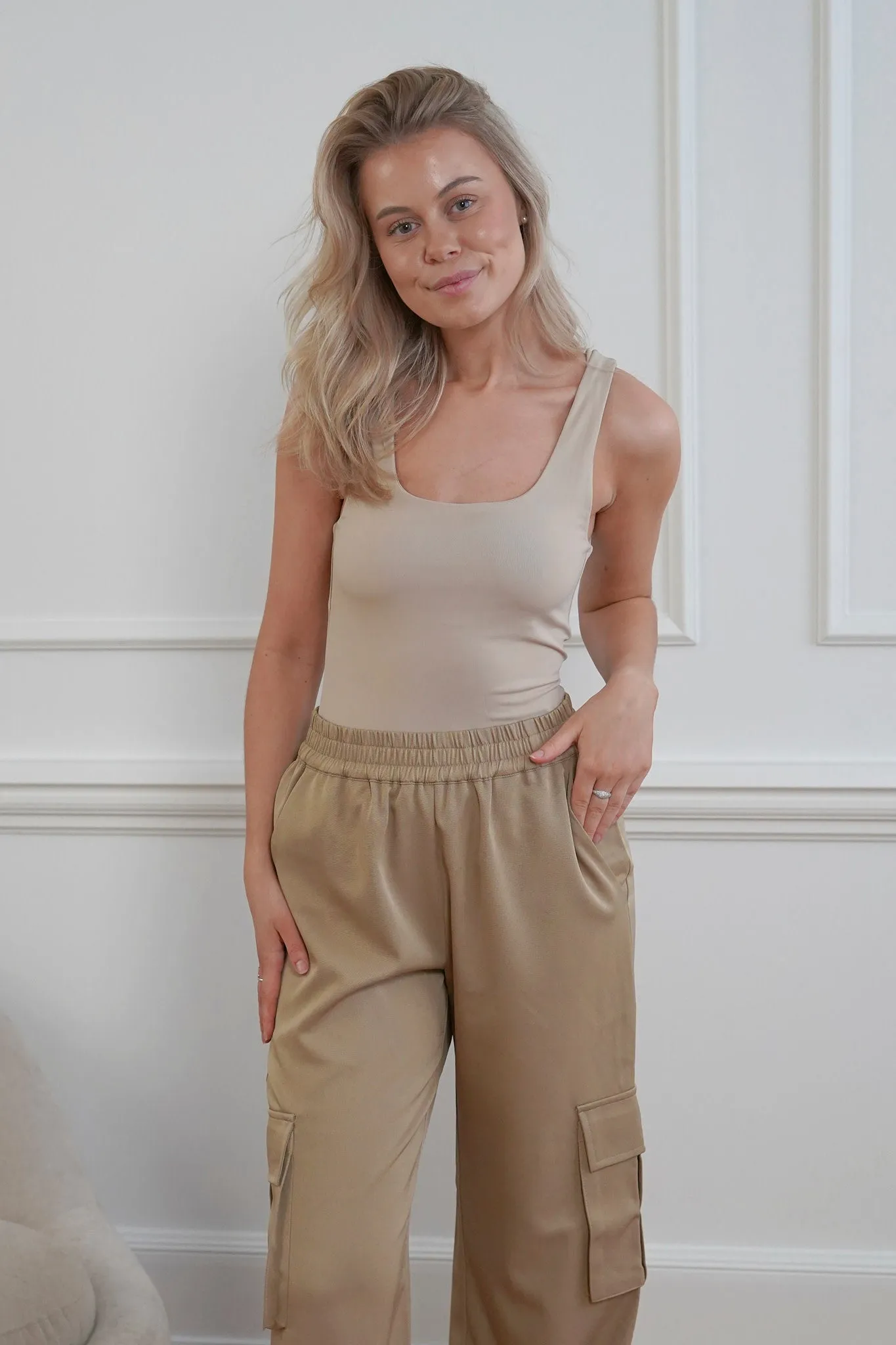 ONLEa Fit Top - Beige