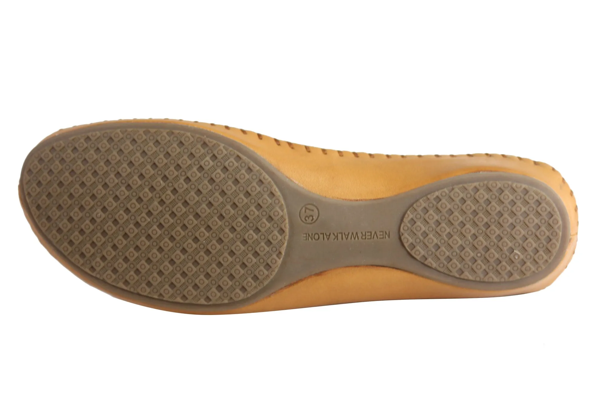 Orizonte Rosemary Womens European Comfortable Soft Leather Flat Shoes