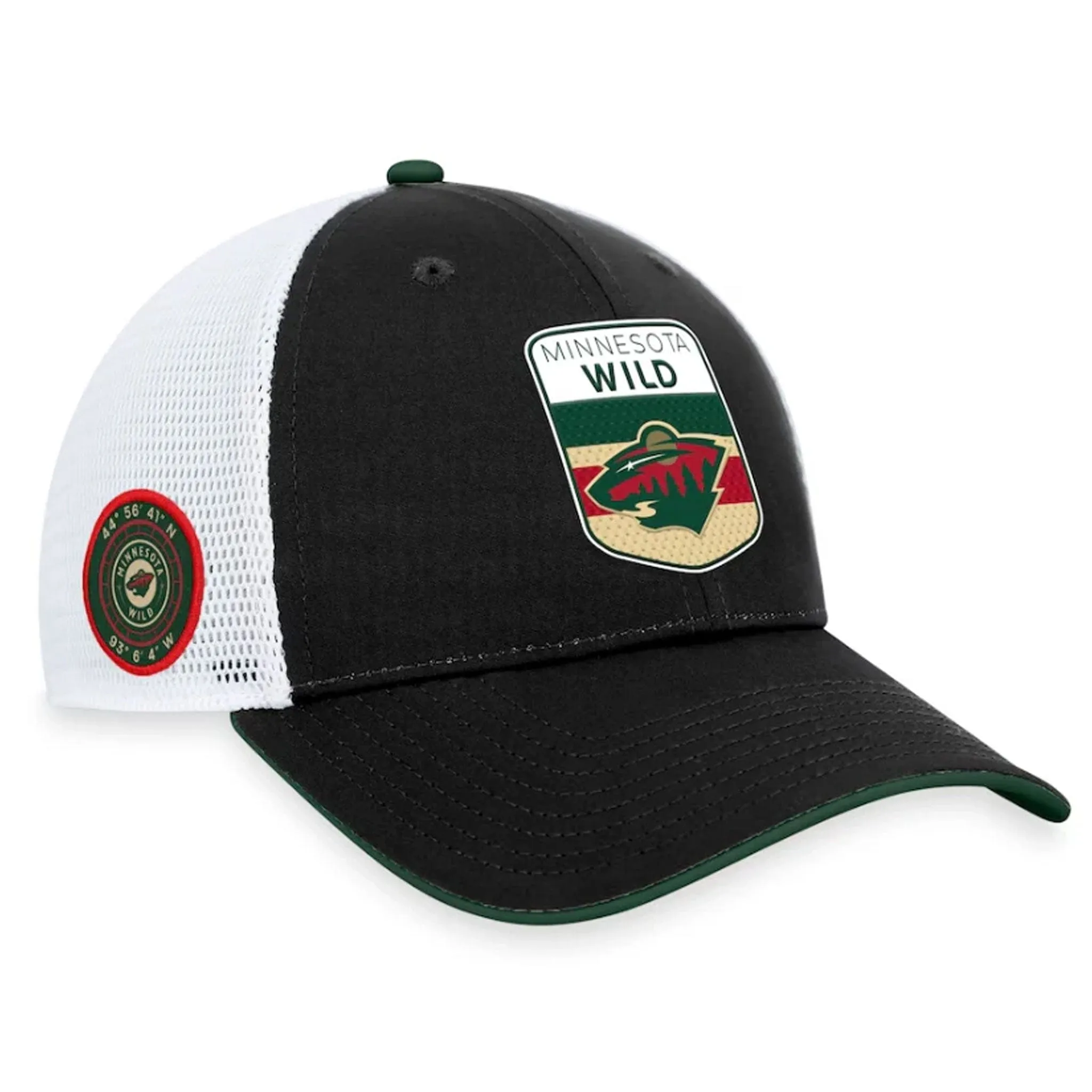 Outer Stuff NHL Draft Structured Trucker Youth Hat - Minnesota Wild