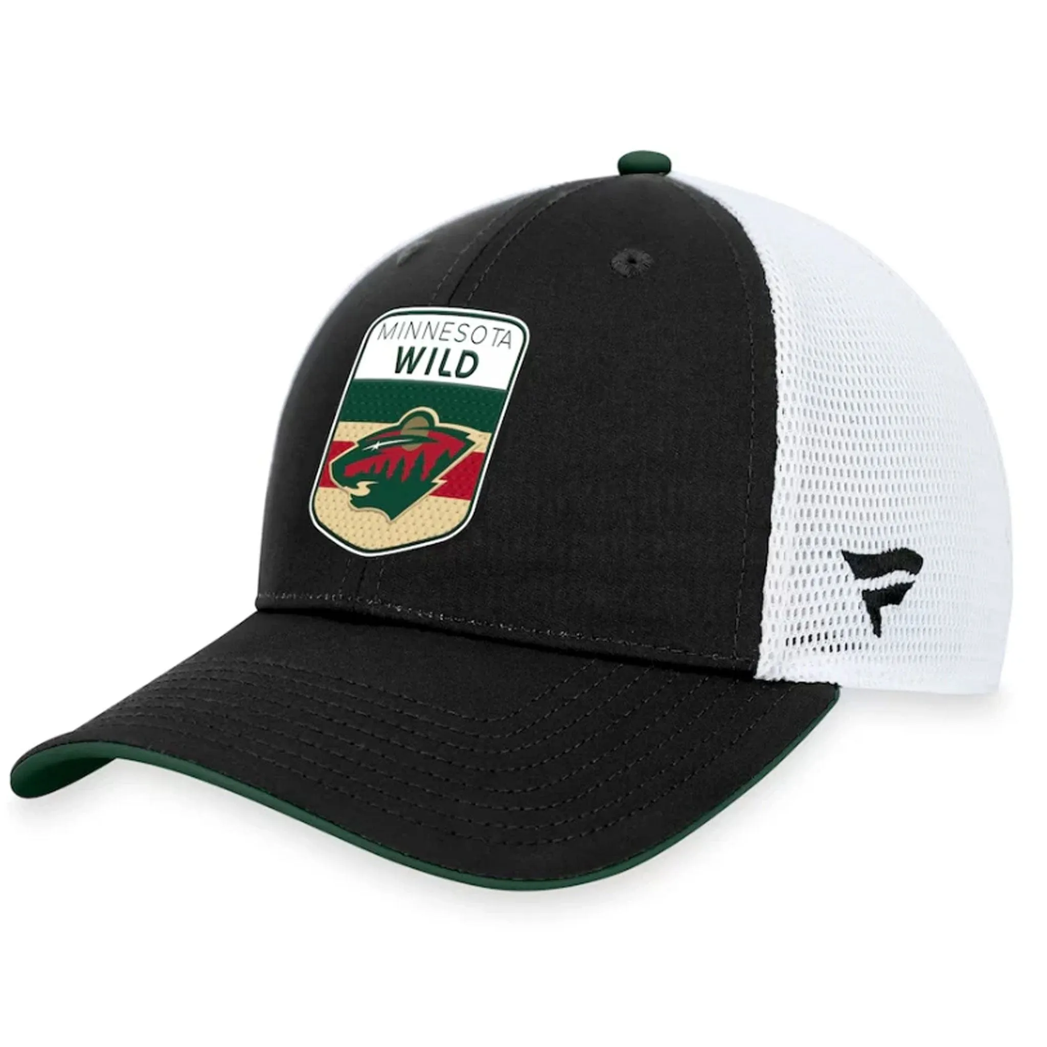 Outer Stuff NHL Draft Structured Trucker Youth Hat - Minnesota Wild