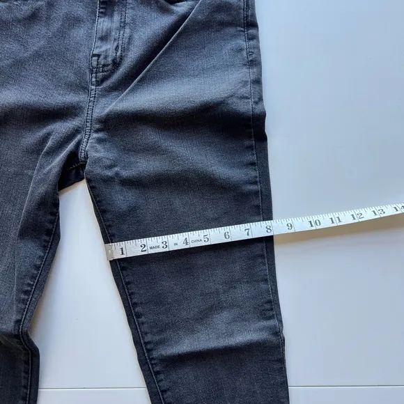 Outland Denim Harriet Organic Cotton Blend Skinny Jeans, WASHED BLACK, Size 27