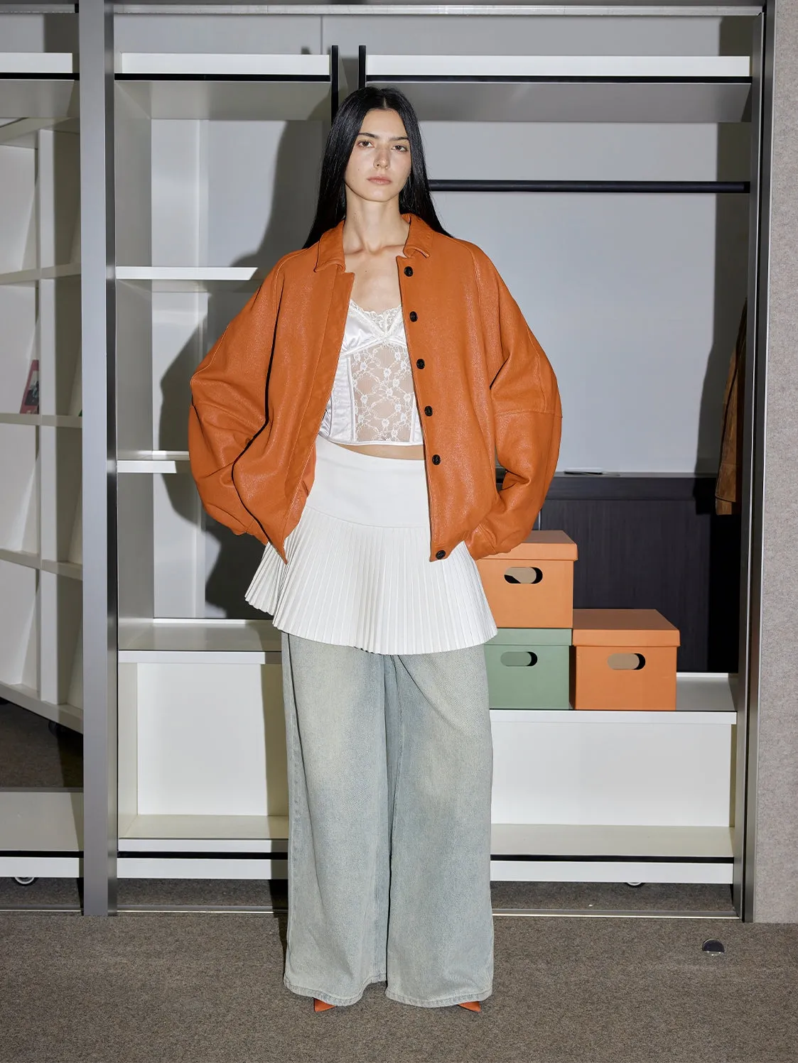 Oversized Sheepskin Jacket