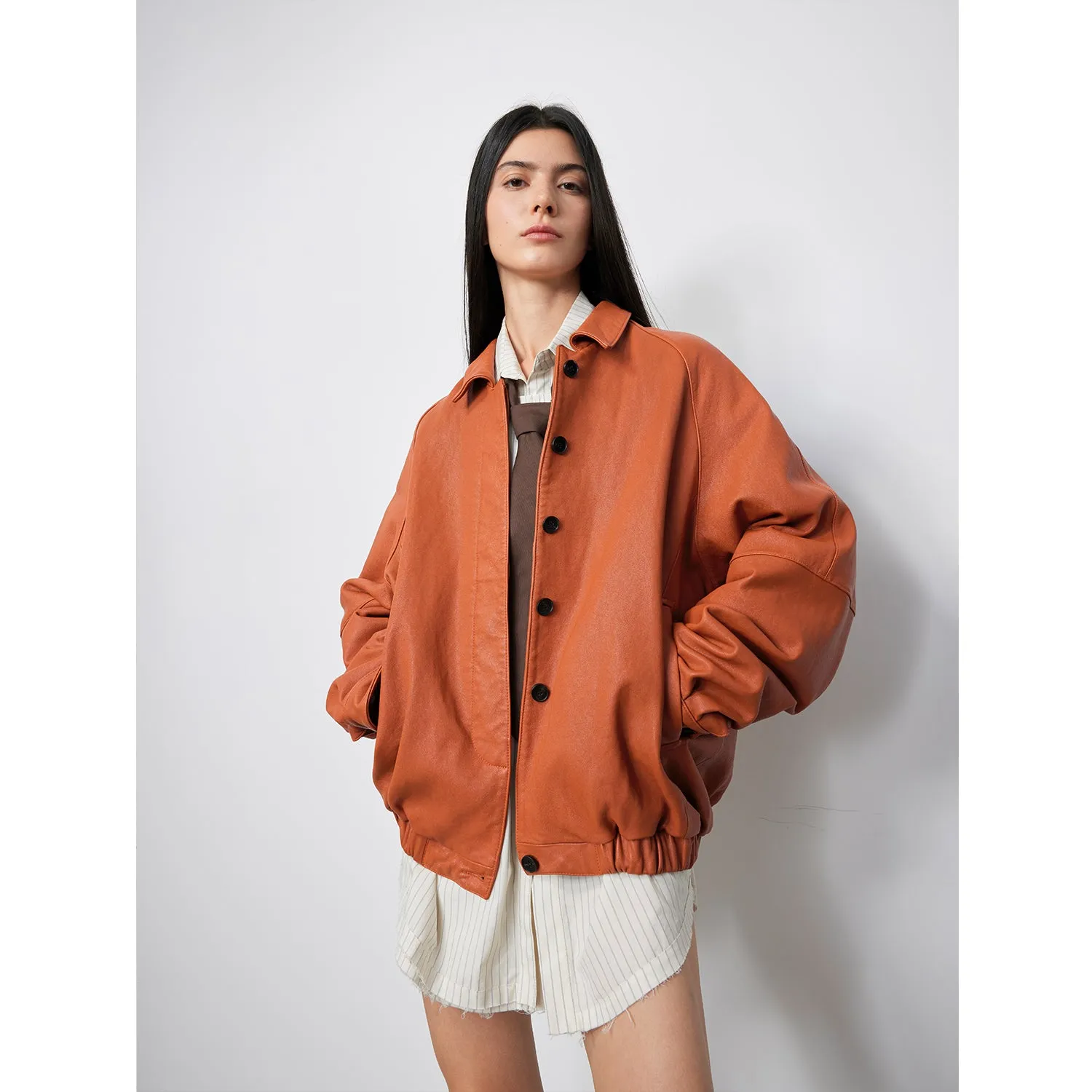 Oversized Sheepskin Jacket