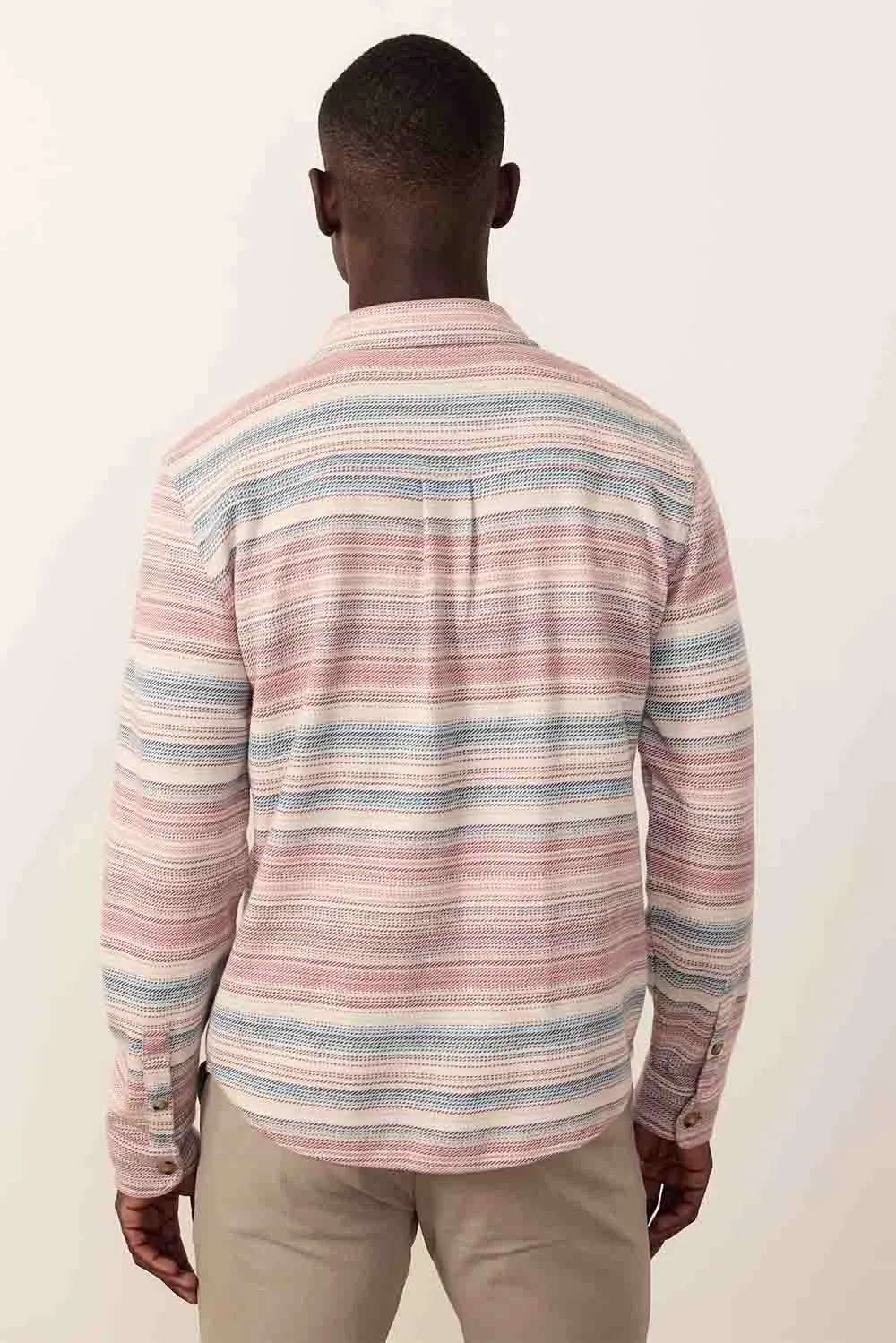 PACIFICA STRETCH SHIRT Warm Baja Stripe