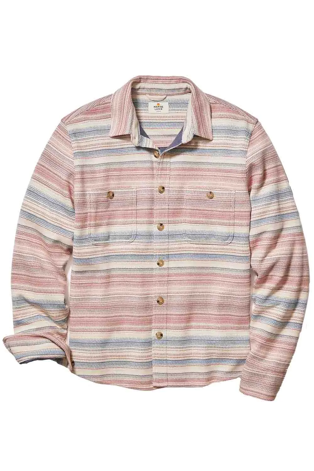 PACIFICA STRETCH SHIRT Warm Baja Stripe