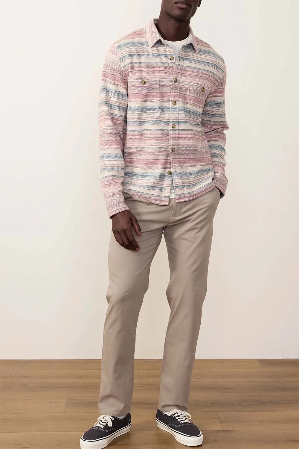 PACIFICA STRETCH SHIRT Warm Baja Stripe