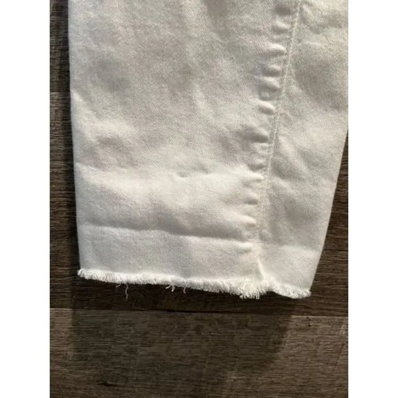 Paige Hoxton Slim White Stretch Jeans Size 30