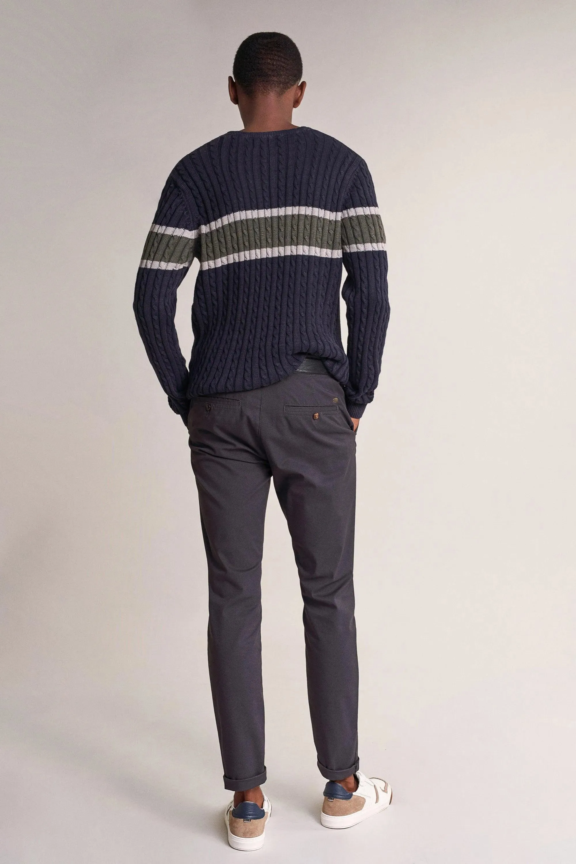 Pantalones Andy Slim con Microestampado