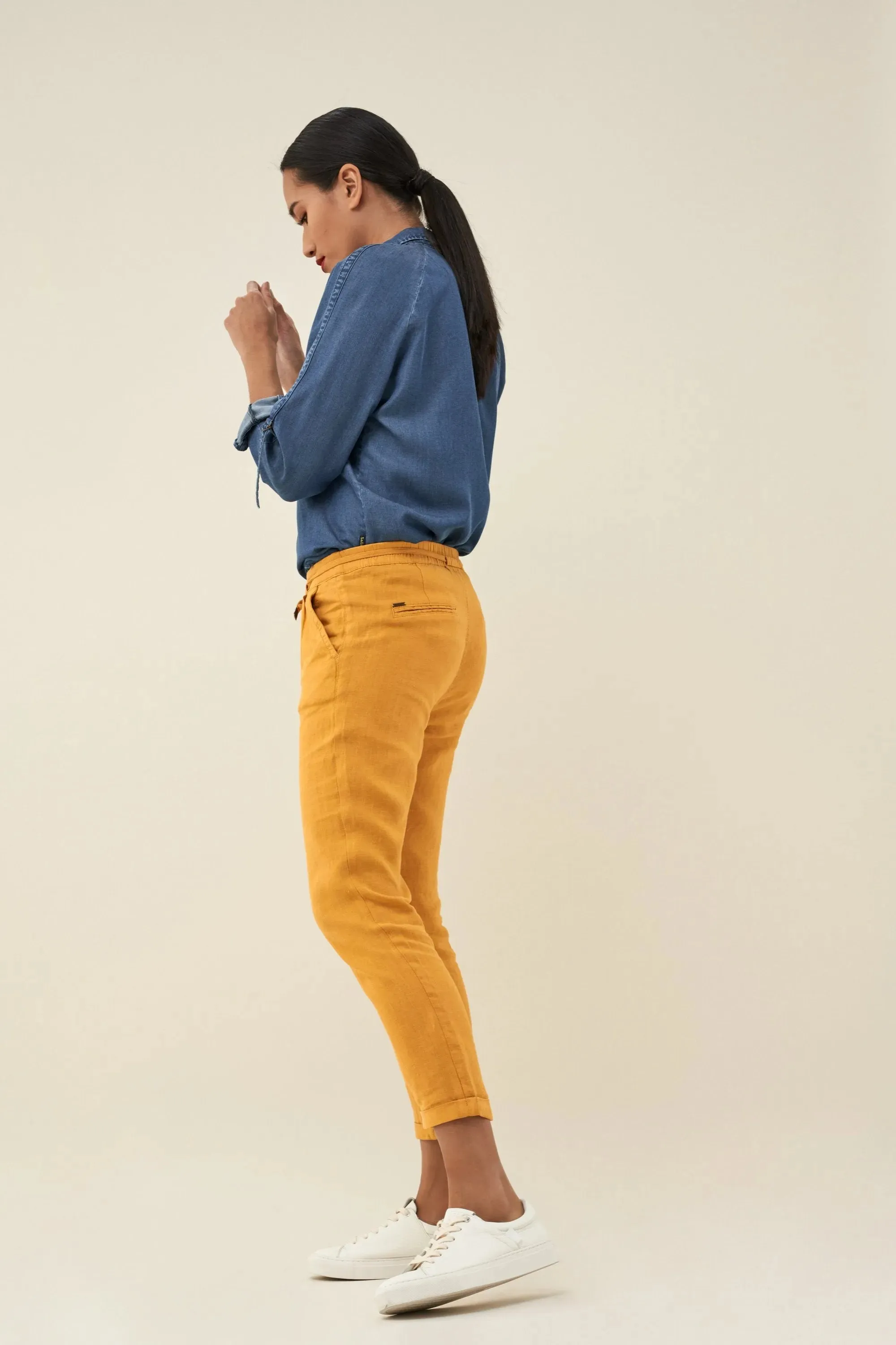 PANTALONES JUNE JOGGER DE LINO
