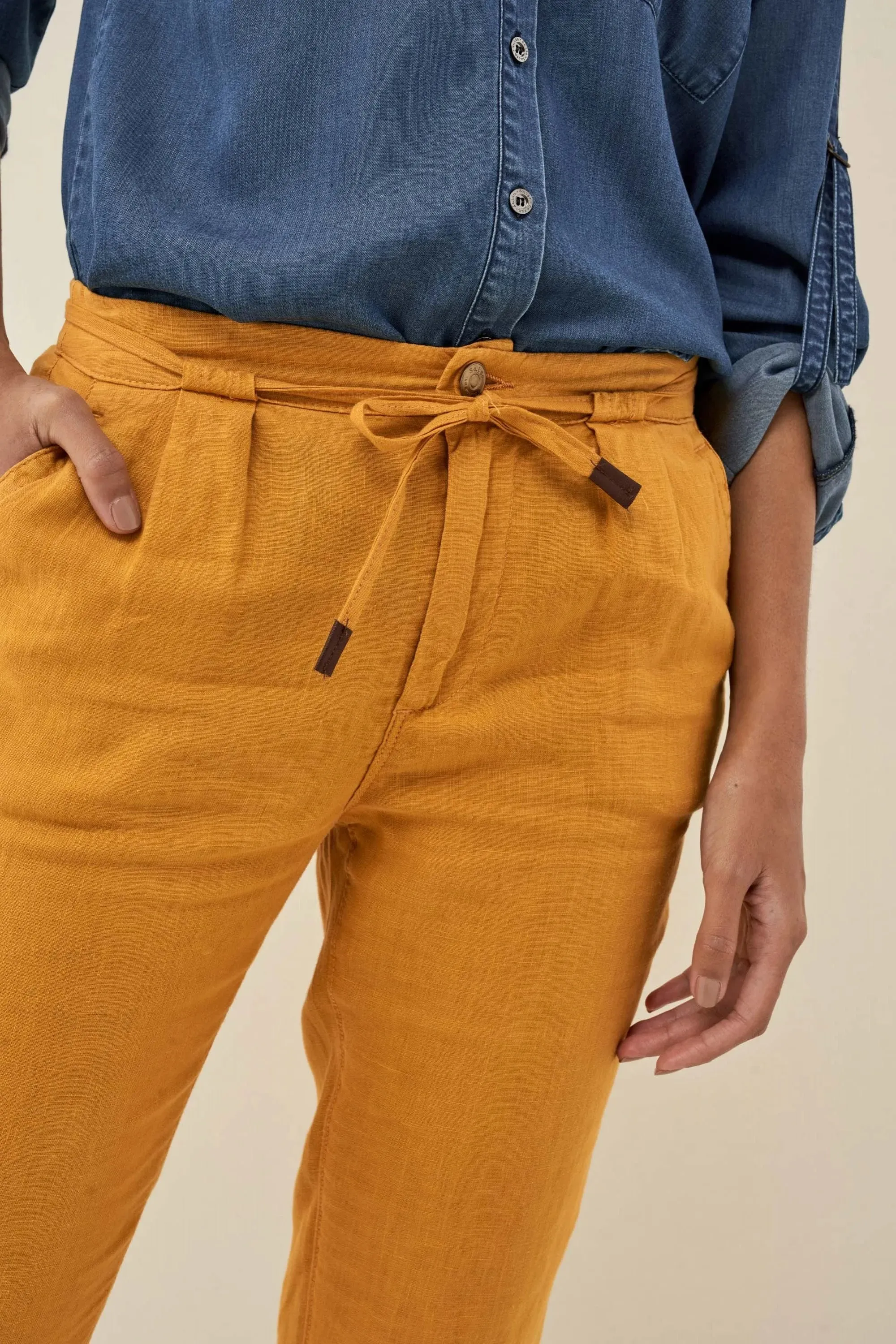 PANTALONES JUNE JOGGER DE LINO