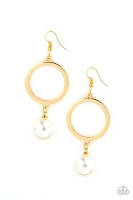 Paparazzi Soho Solo Earrings Gold