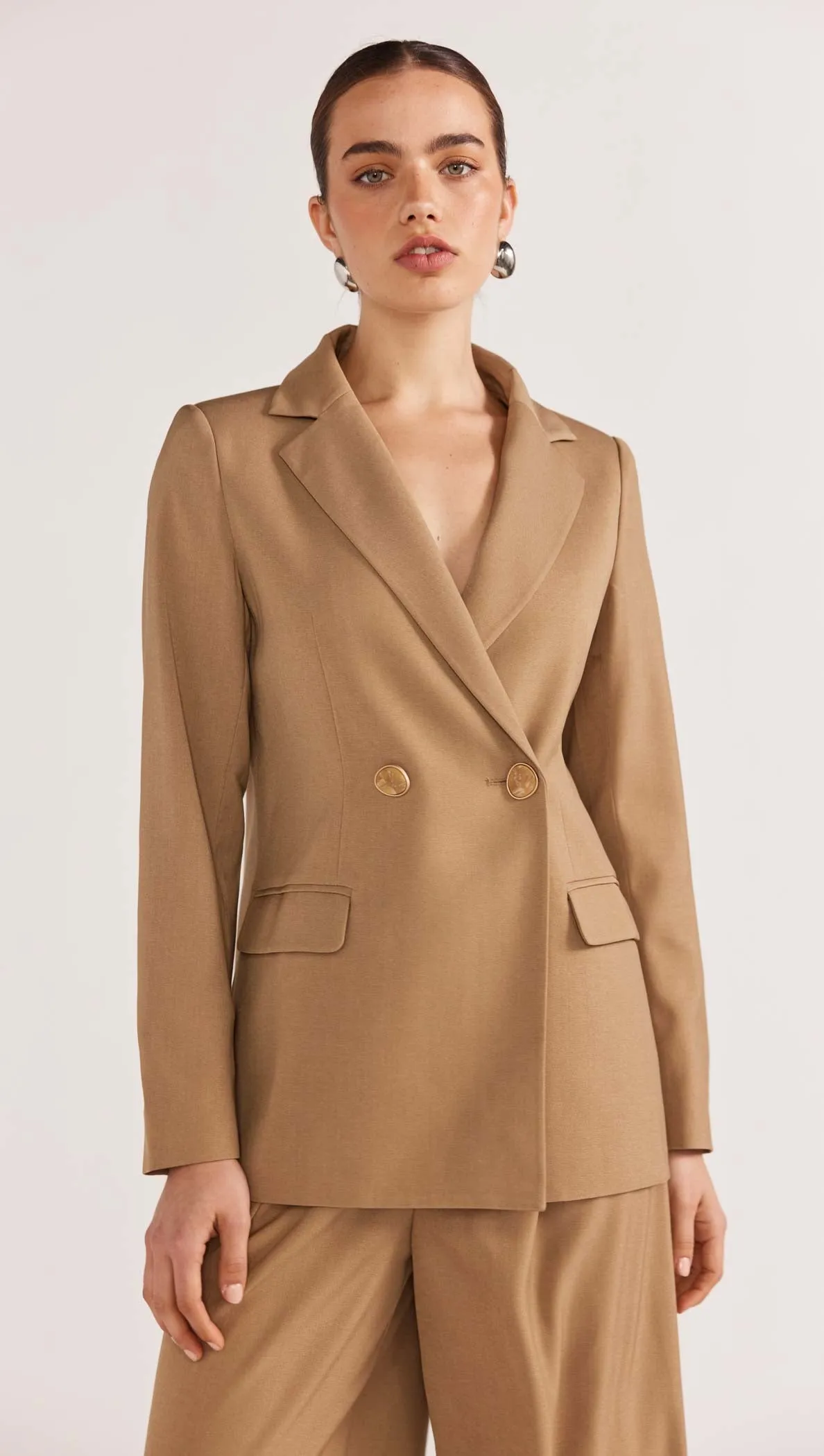PLAZA BLAZER - CAMEL