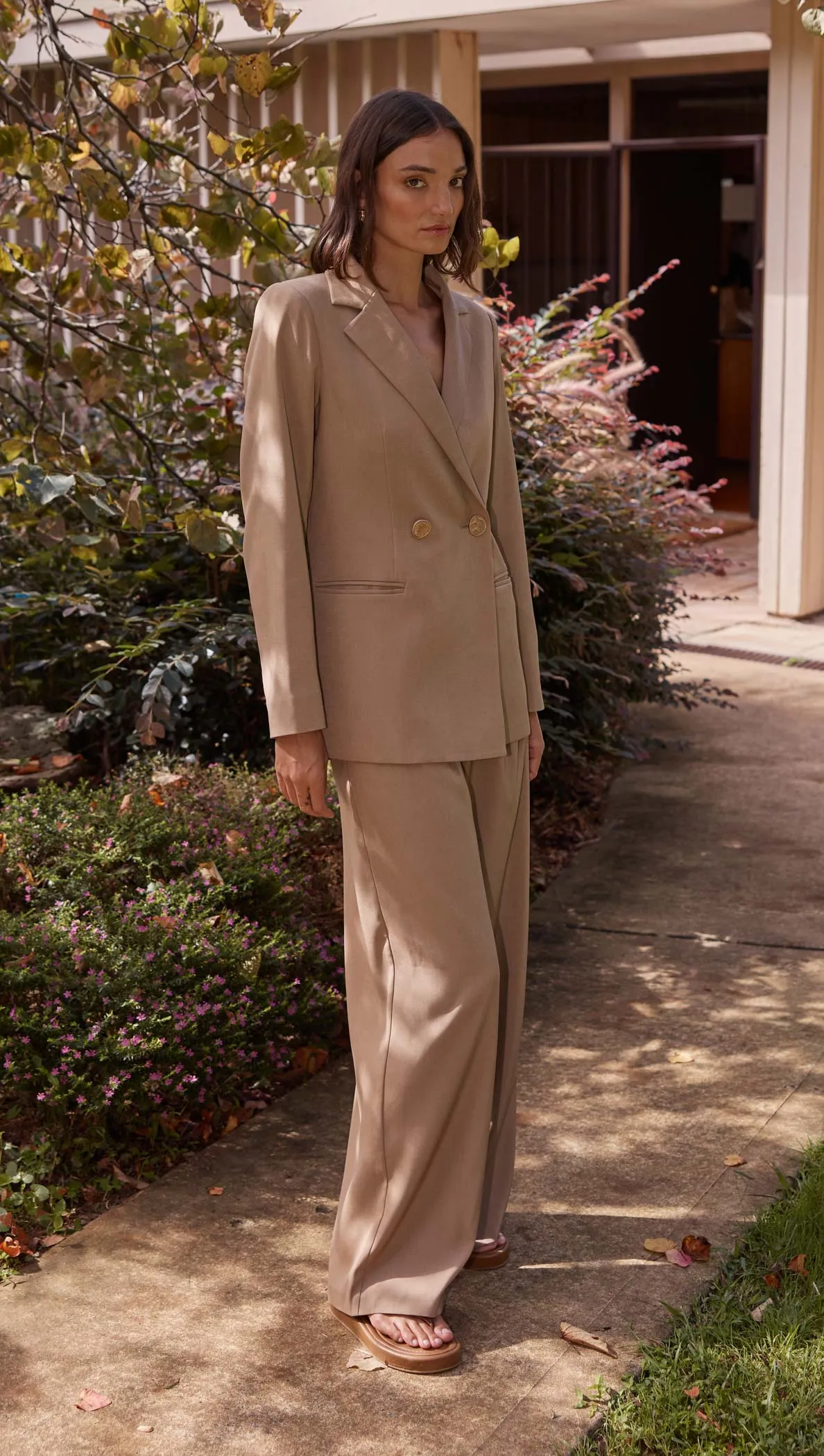 PLAZA BLAZER - CAMEL