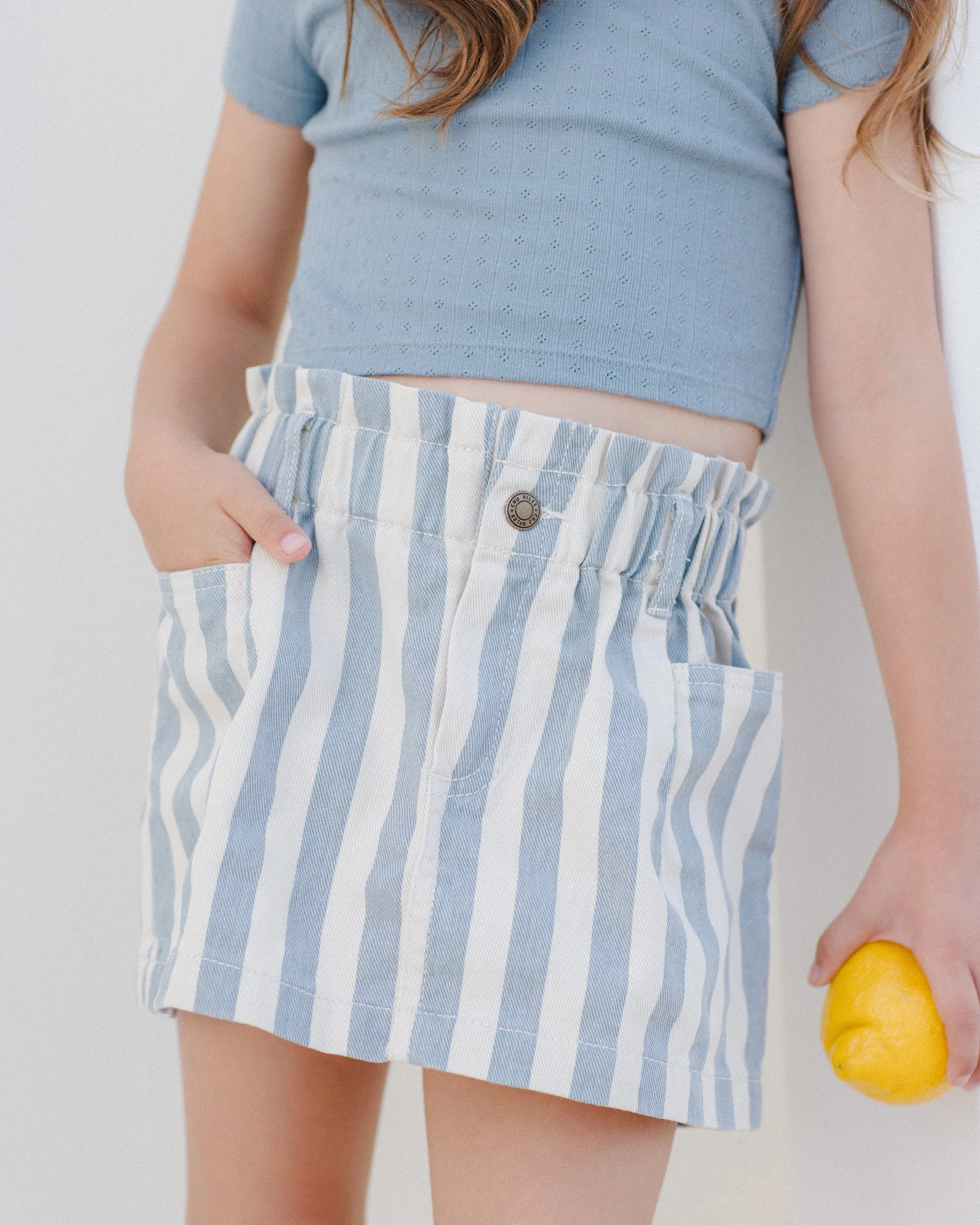 Pointelle Ocean Tee