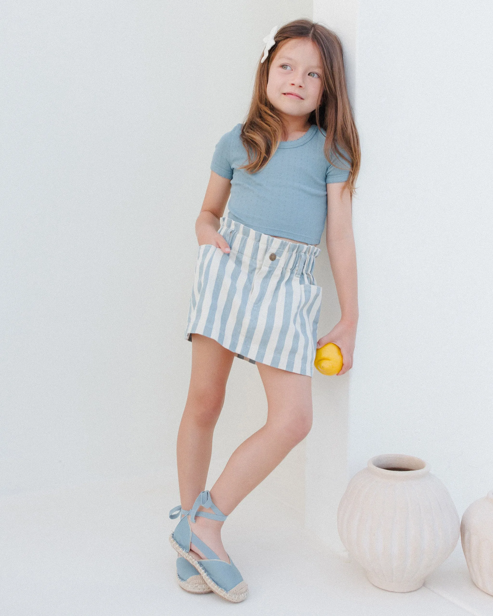 Pointelle Ocean Tee