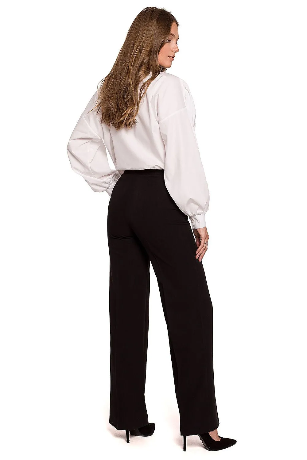 Powerfully Polished: Straight-Leg Trousers