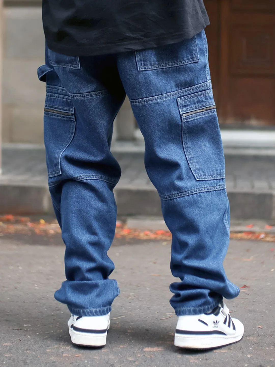 Powerlook Men Mid-Rise Boyfriend Fit Clean Look Light Fade Jeans
