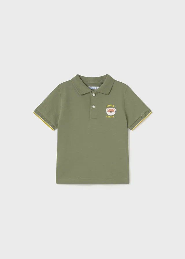 Pre-Order Mayoral 1108 Sage Polo Shirt, Mayoral 1582 Denim Jeans and Mayoral 1301 Stripe Jumper