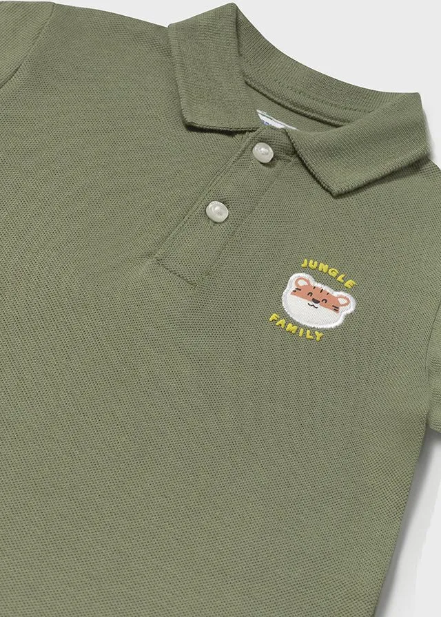 Pre-Order Mayoral 1108 Sage Polo Shirt, Mayoral 1582 Denim Jeans and Mayoral 1301 Stripe Jumper