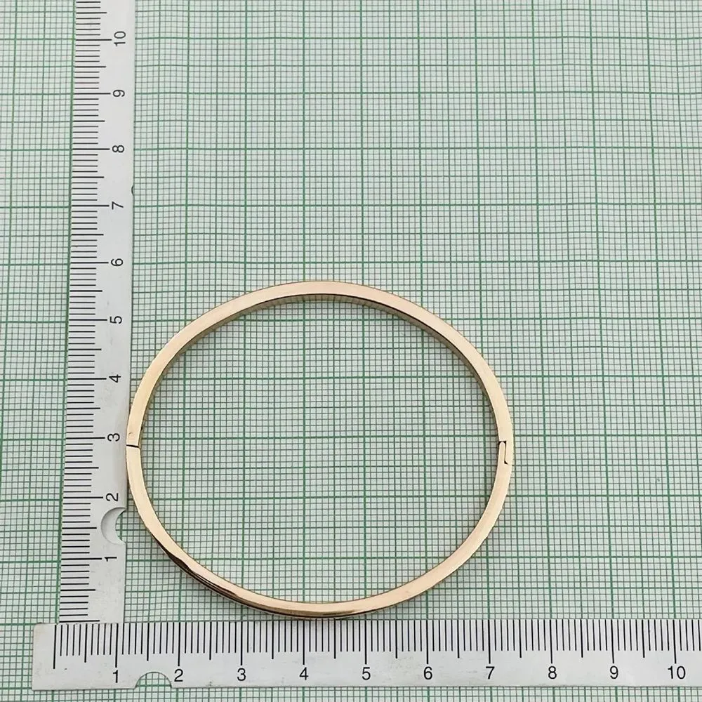 Premium Quality Stainless Steel Gold Plated Fashion Bracelet Bangle for Men & Women