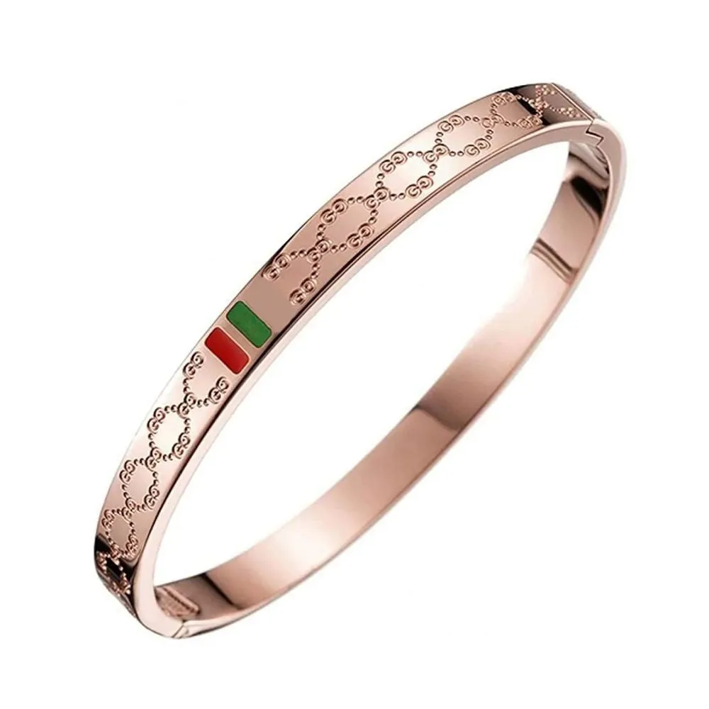 Premium Quality Stainless Steel Gold Plated Fashion Bracelet Bangle for Men & Women