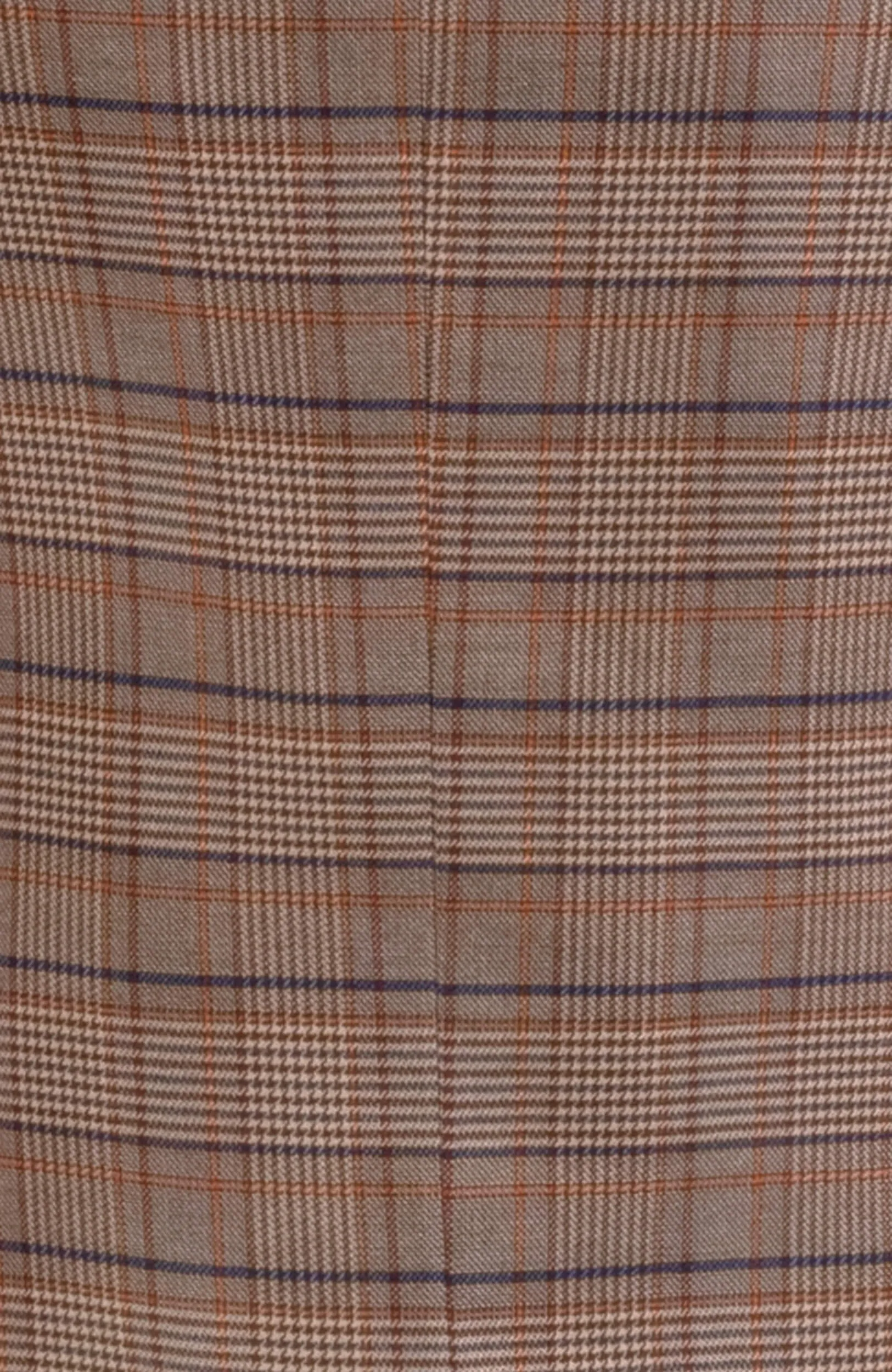 Preppy Plaid Blazer - Khaki
