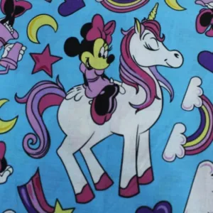Printed Cotton Sheeting. Minnie Mouse 240CM