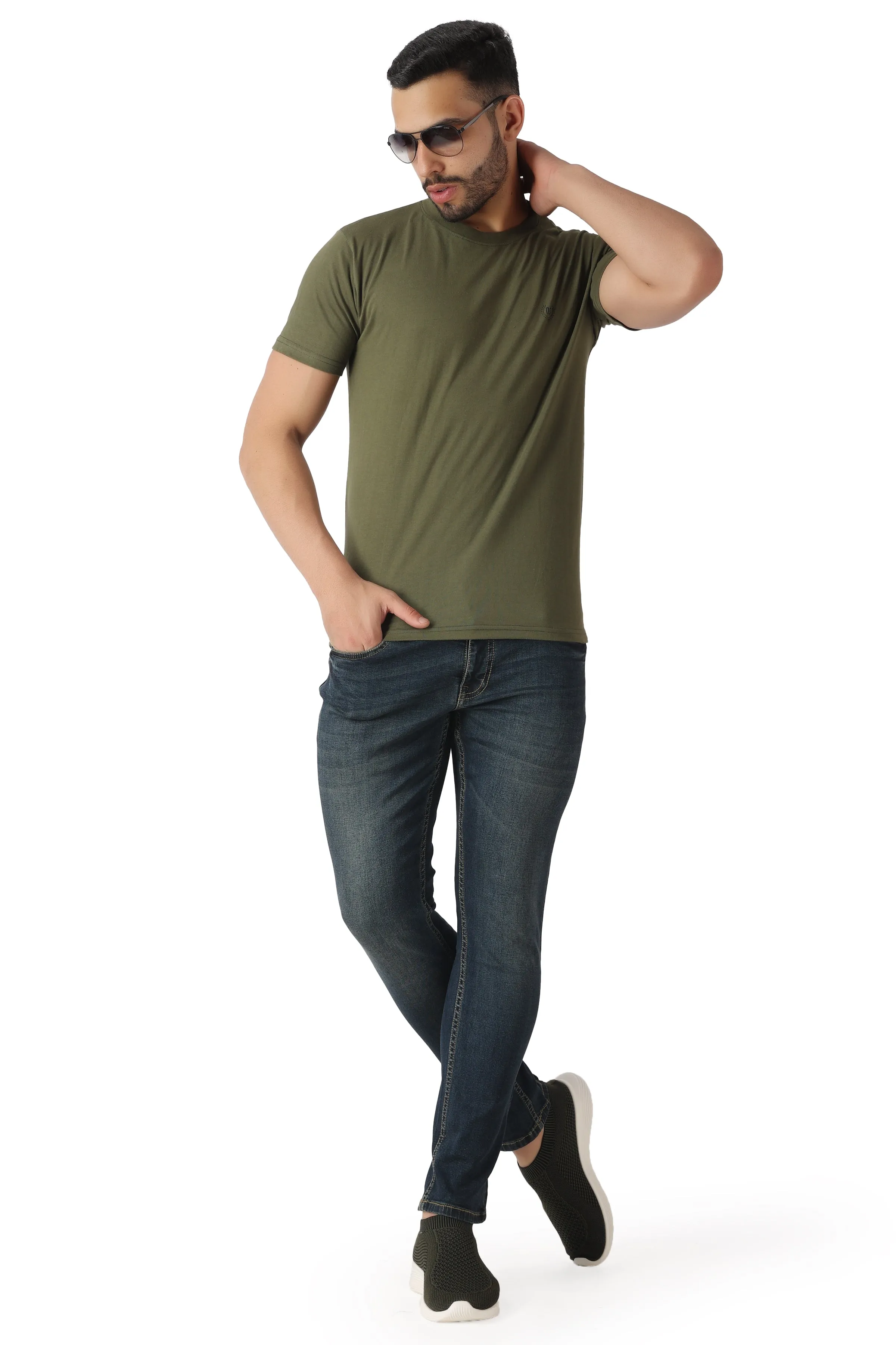 Pupil London Dark Blue Skinny Fit Jeans