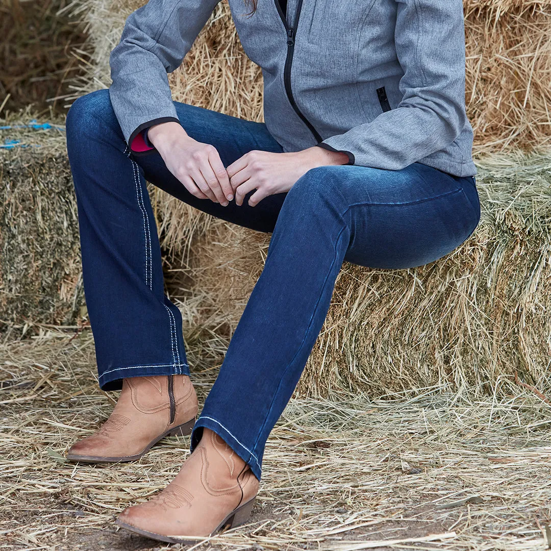 Pure Western Rosie Boot Cut Jean Dark Night