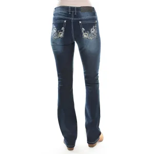 Pure Western Rosie Boot Cut Jean Dark Night
