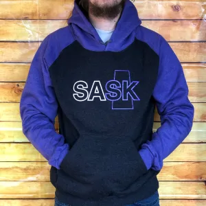 Purple and Grey SASK Bunny Hug