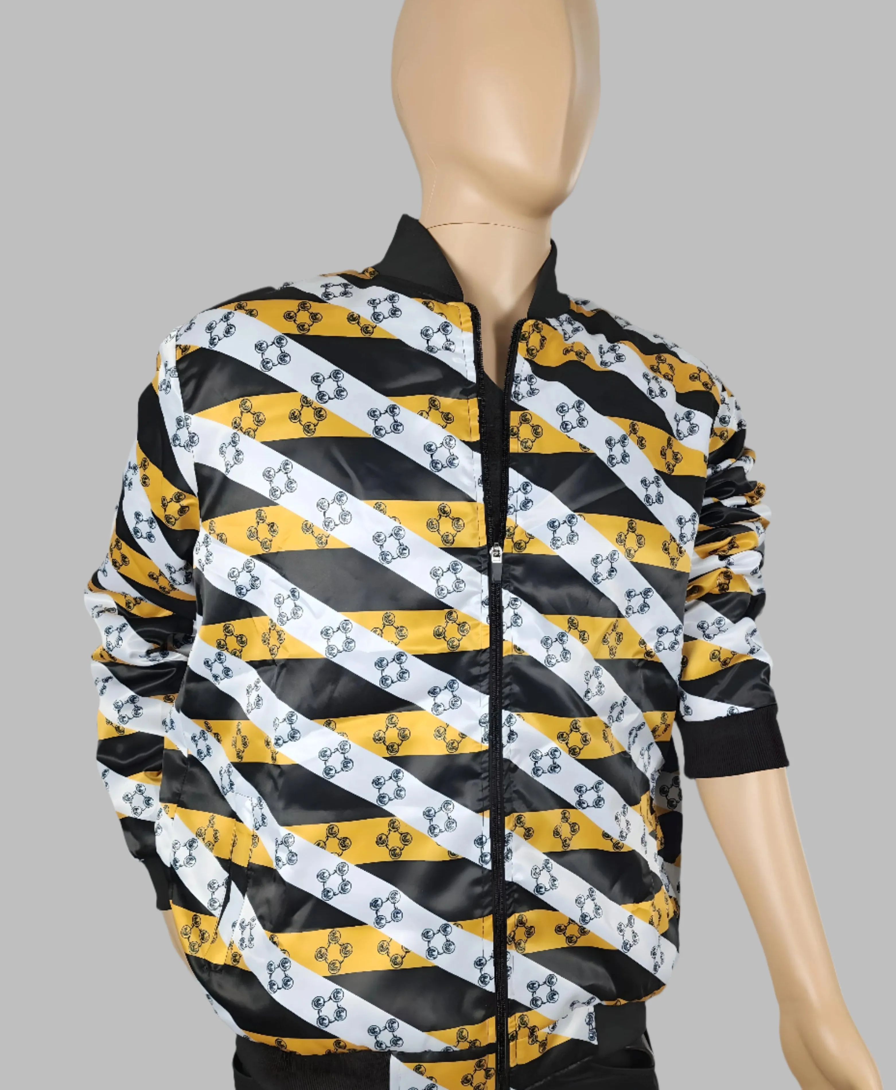 Quentino Silhouette Silk Jacket