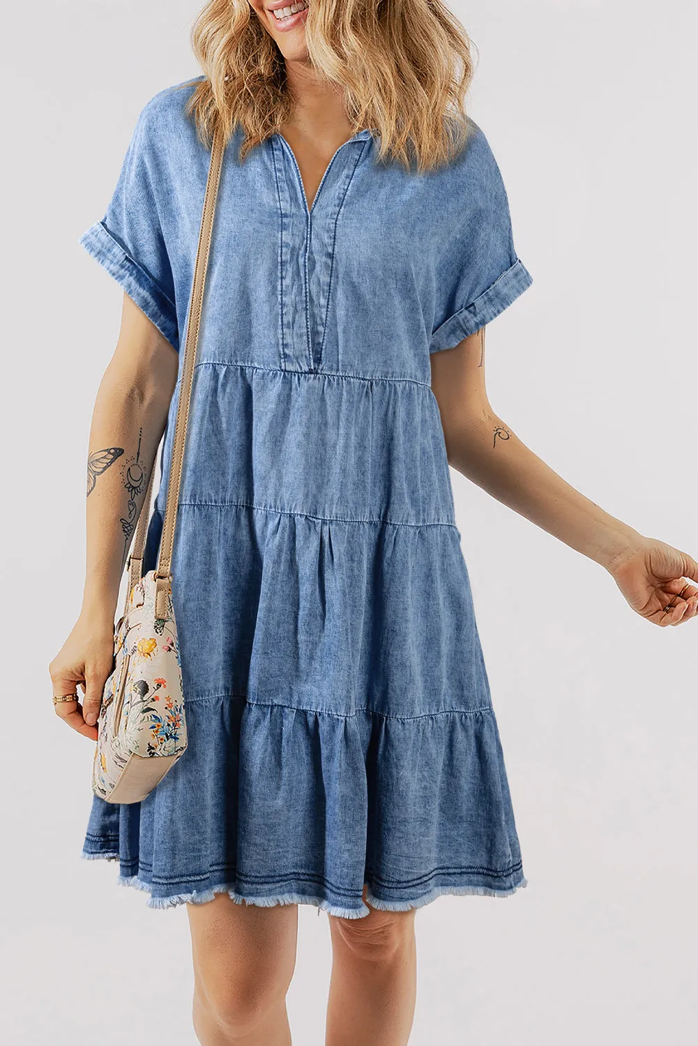 "Denim" Dress