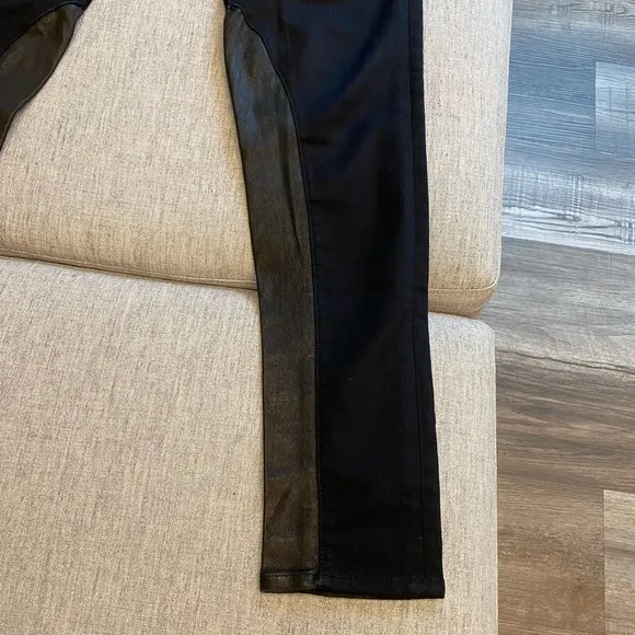 Rag &amp; Bone Jeans Midnight Blue Jodhpur Skinny Jeans with Lambskin detail on legs