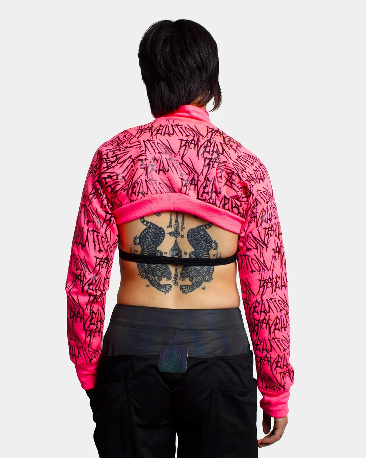RAVELUTION SHRUG WOMENS UV FLUO PINK