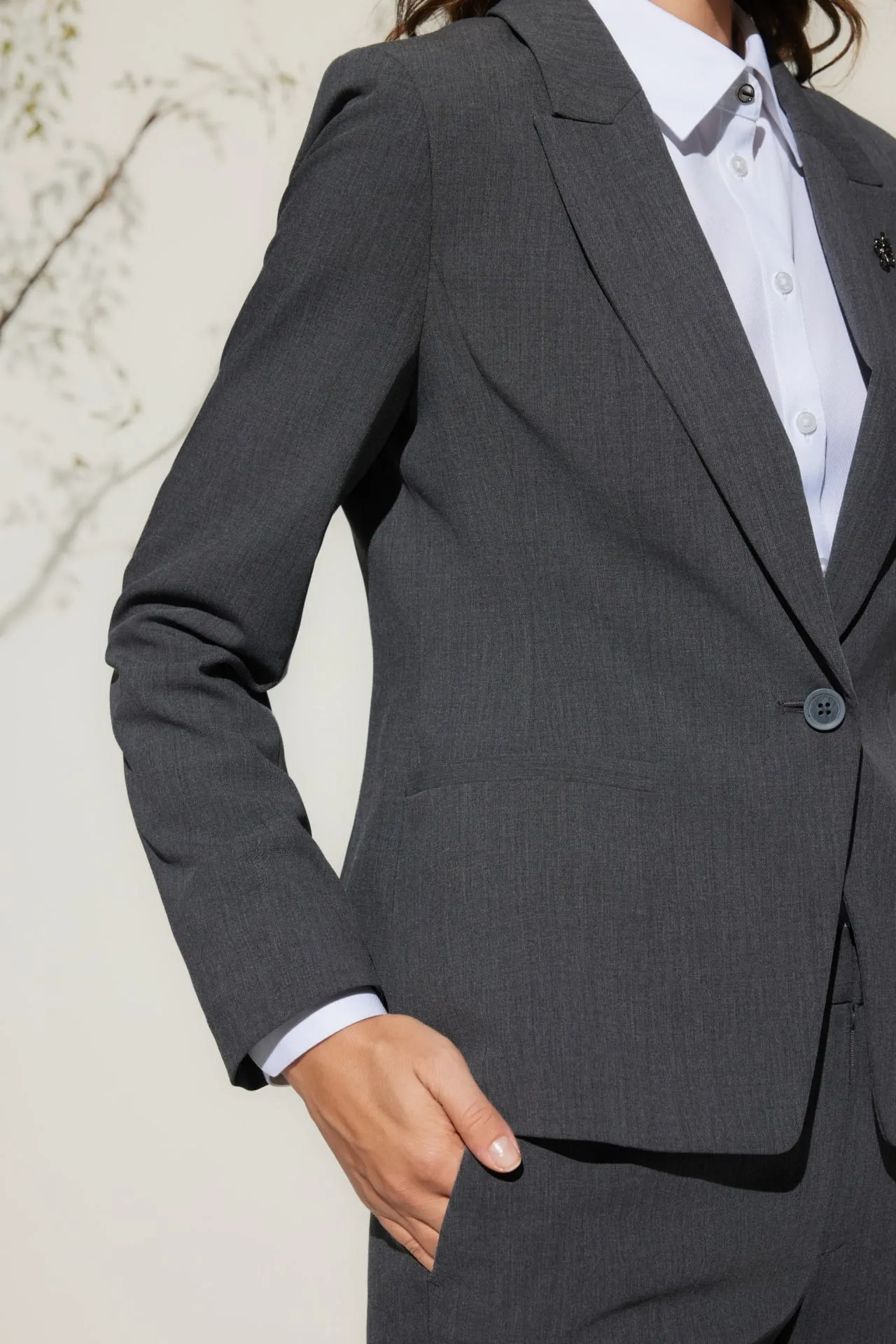 Rayon Blend Suit Blazer
