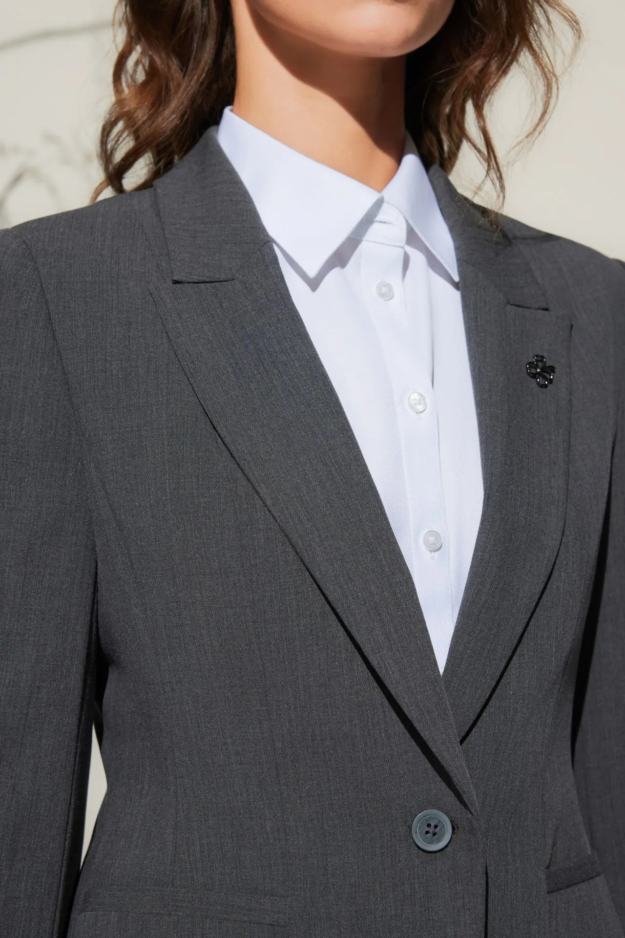 Rayon Blend Suit Blazer