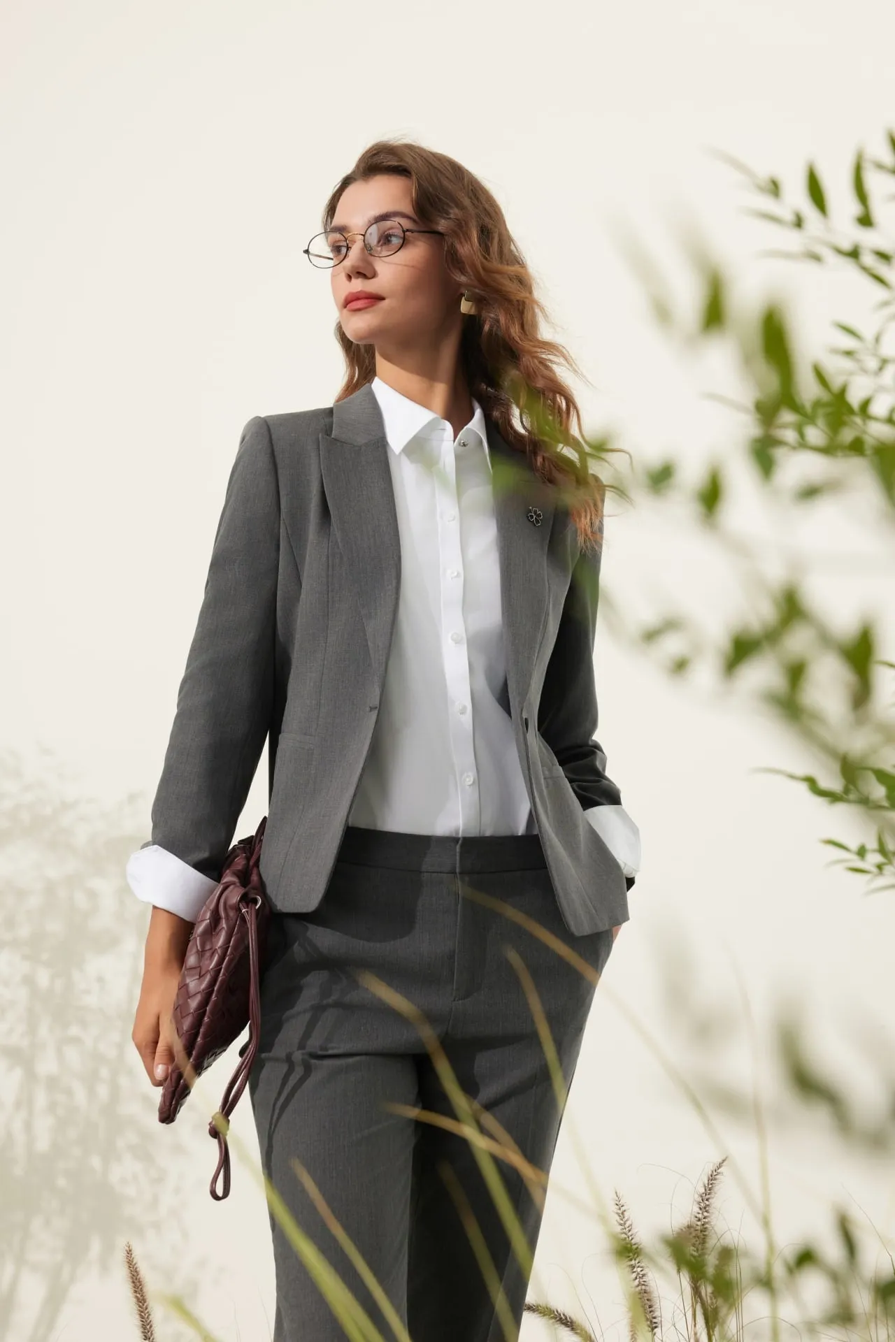 Rayon Blend Suit Blazer