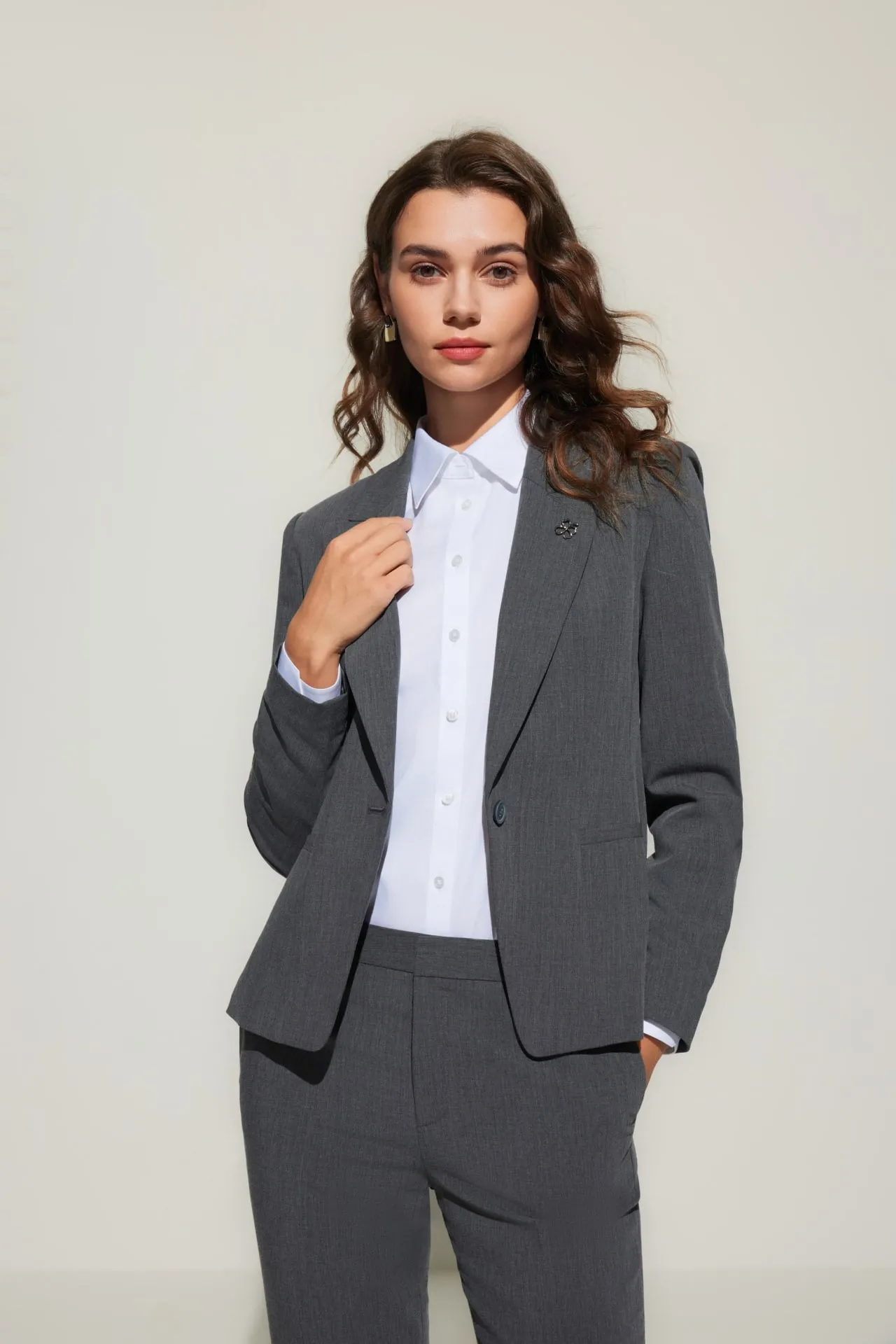 Rayon Blend Suit Blazer