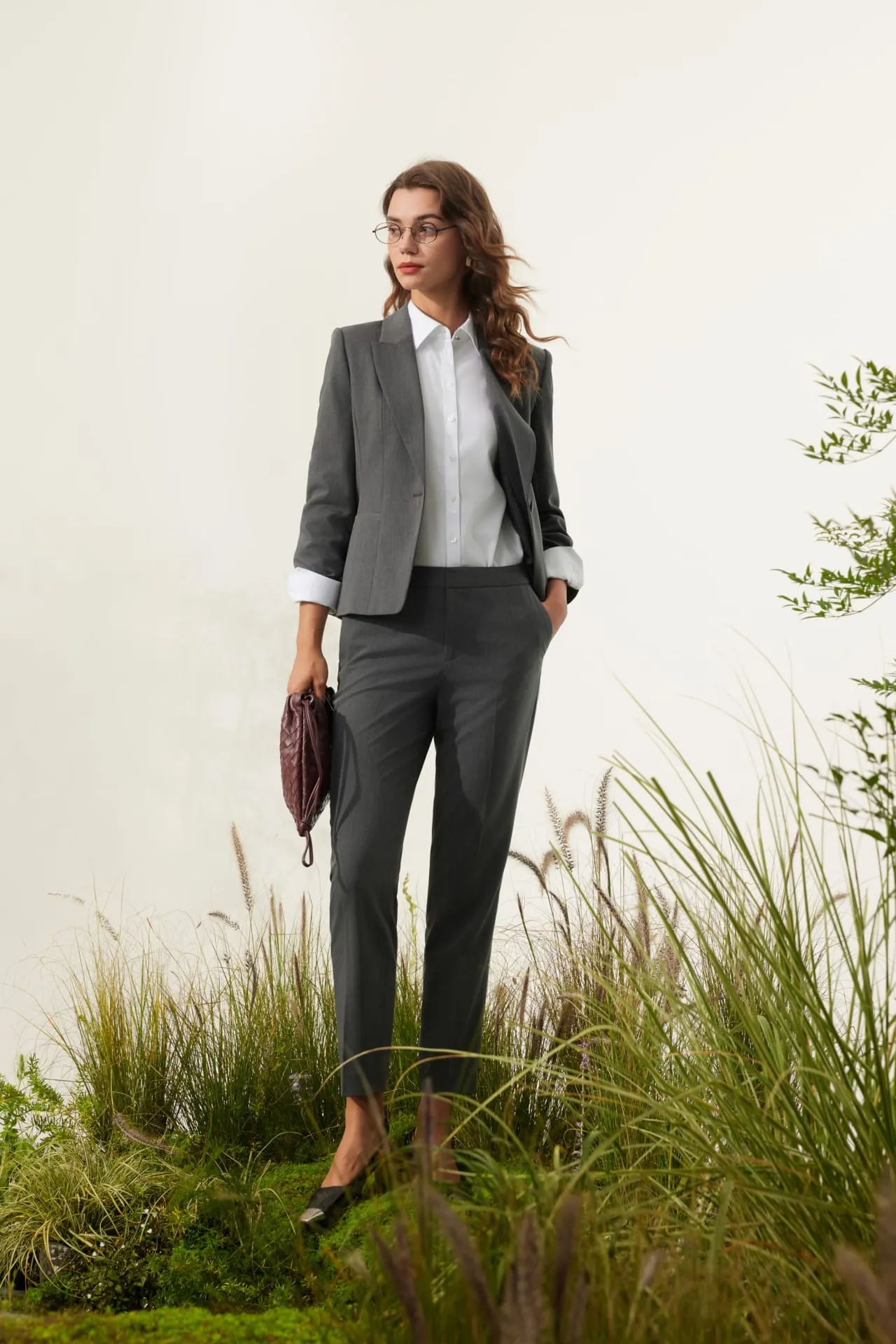 Rayon Blend Suit Blazer