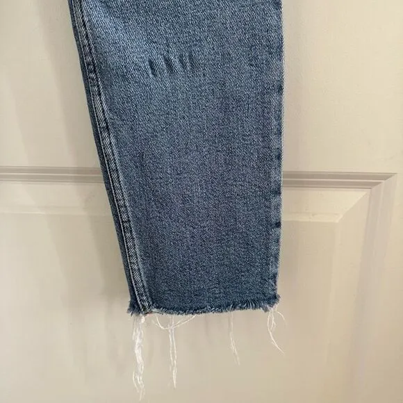Re/Done Originals High Rise Ankle Crop Jeans