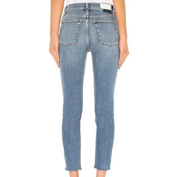 Re/Done Originals High Rise Ankle Crop Jeans