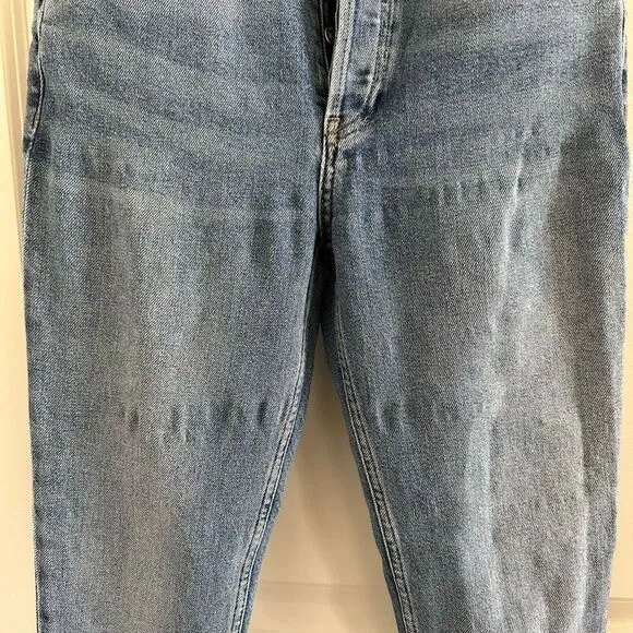 Re/Done Originals High Rise Ankle Crop Jeans