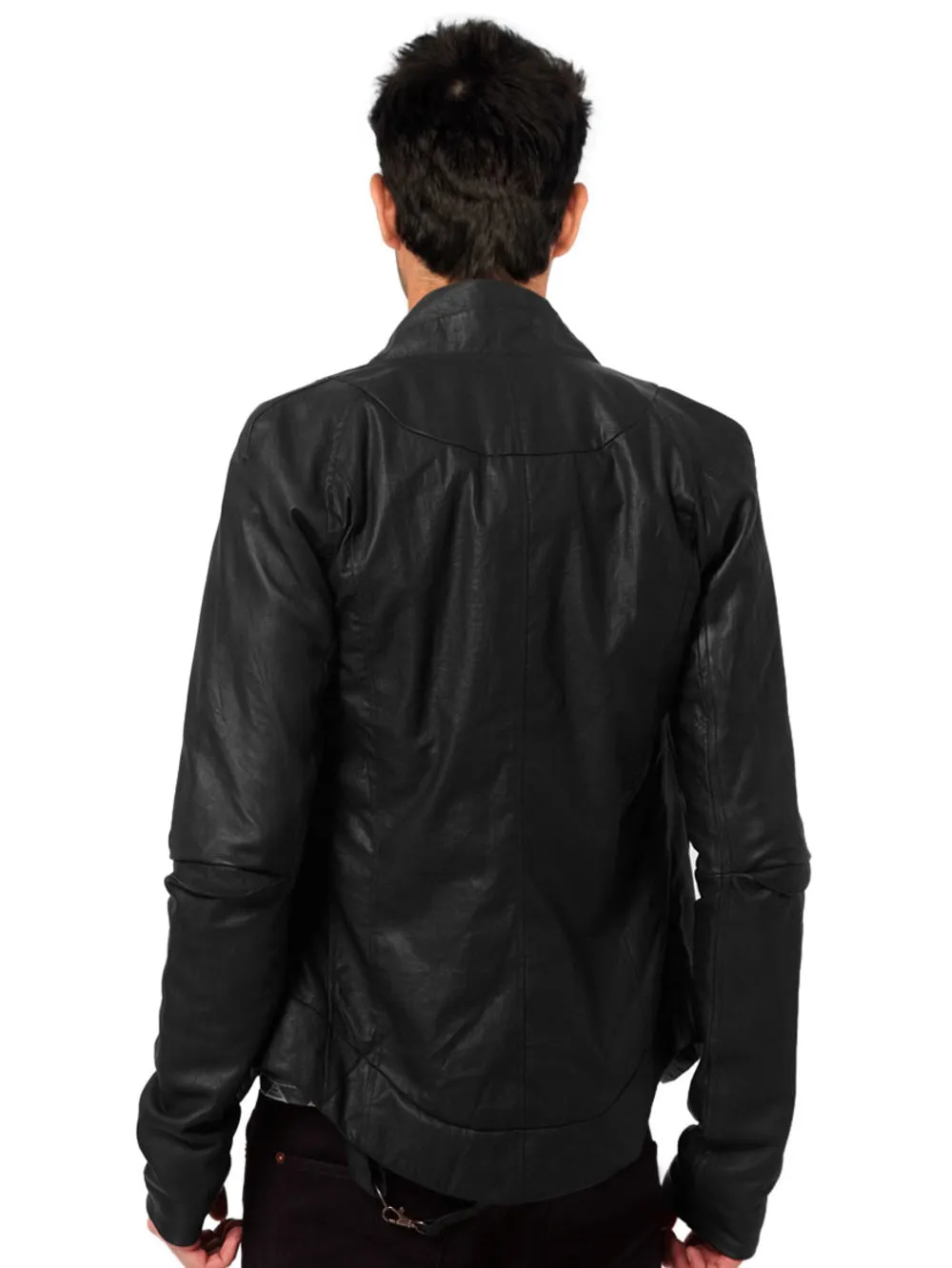Refined Gentleman Leather Jacket