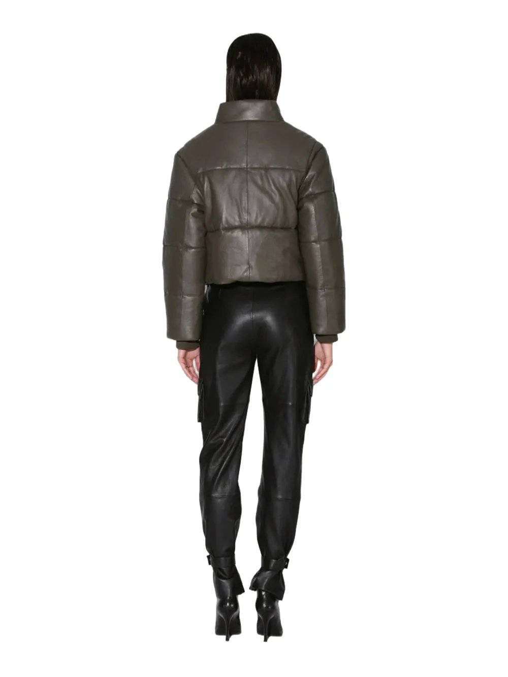 Refined Satin Luxe Leather Jacket
