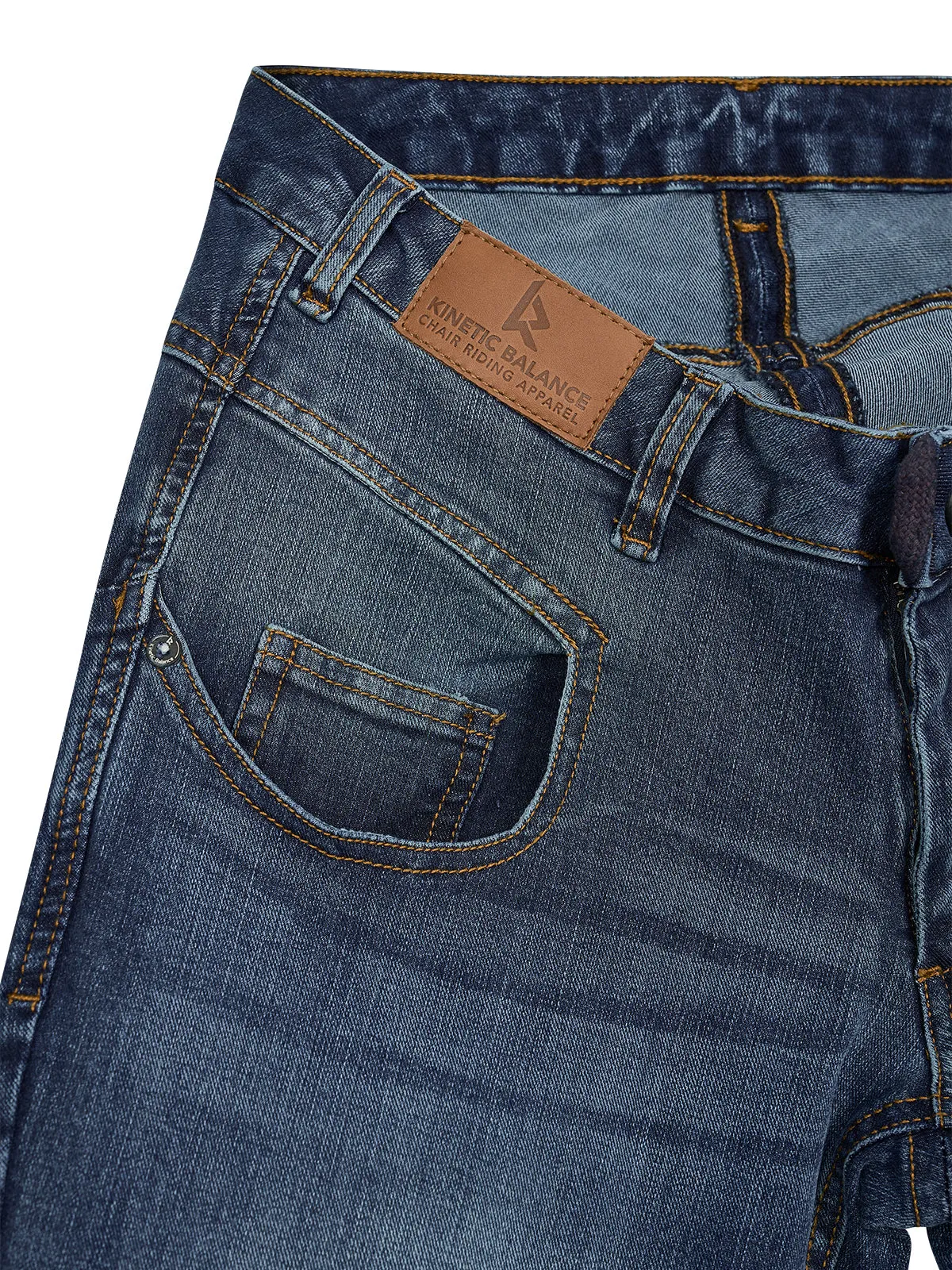 Regular Fit Jeans (Button) - Kinetic Balance