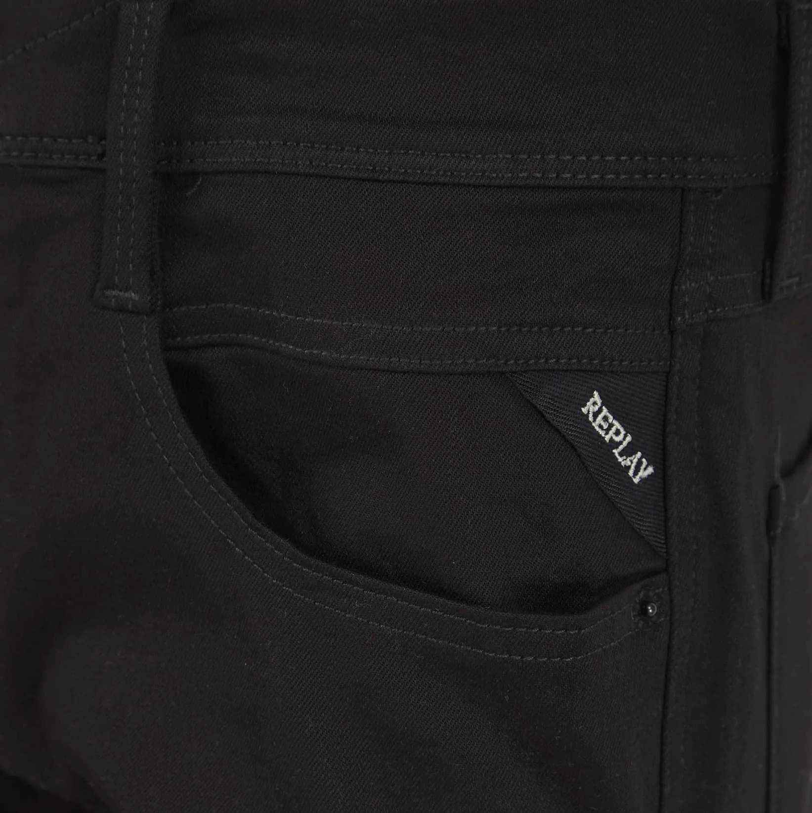 REPLAY HYPERFLEX RE-USED ANBASS SLIM FIT JEANS